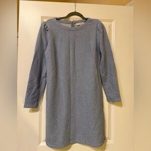 LOFT Heather Blue Knit Dress